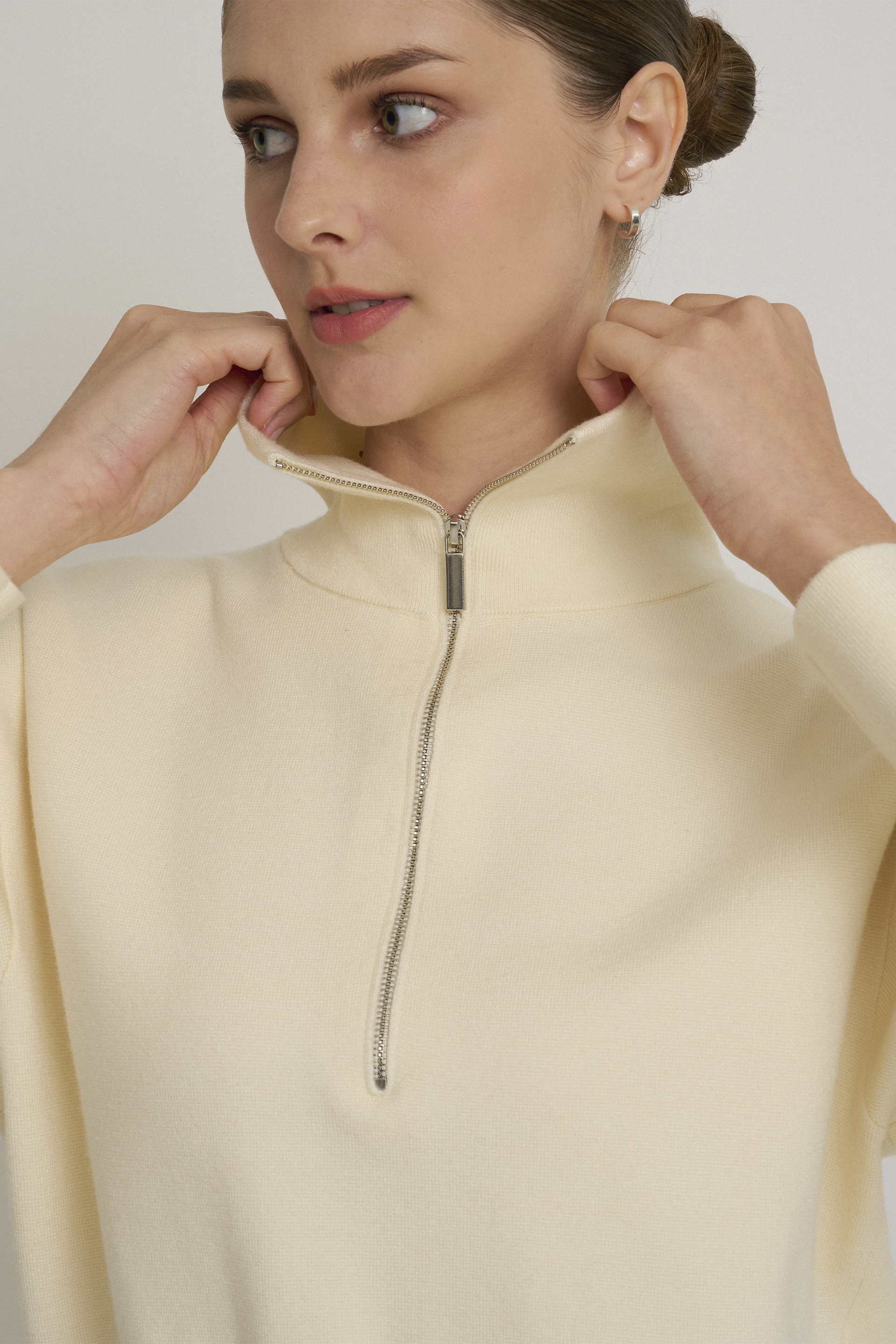 Half-Zip Knit Jumper