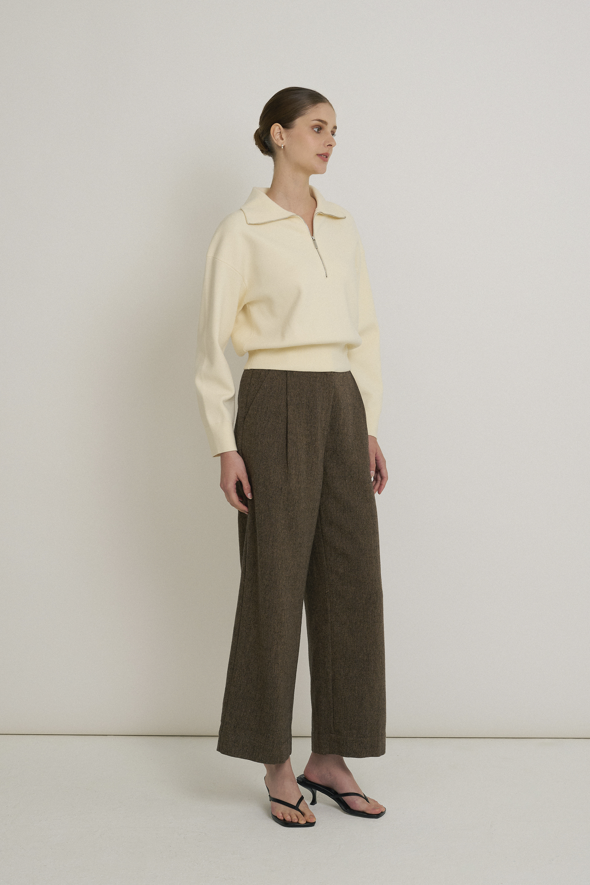 Half-Zip Knit Jumper