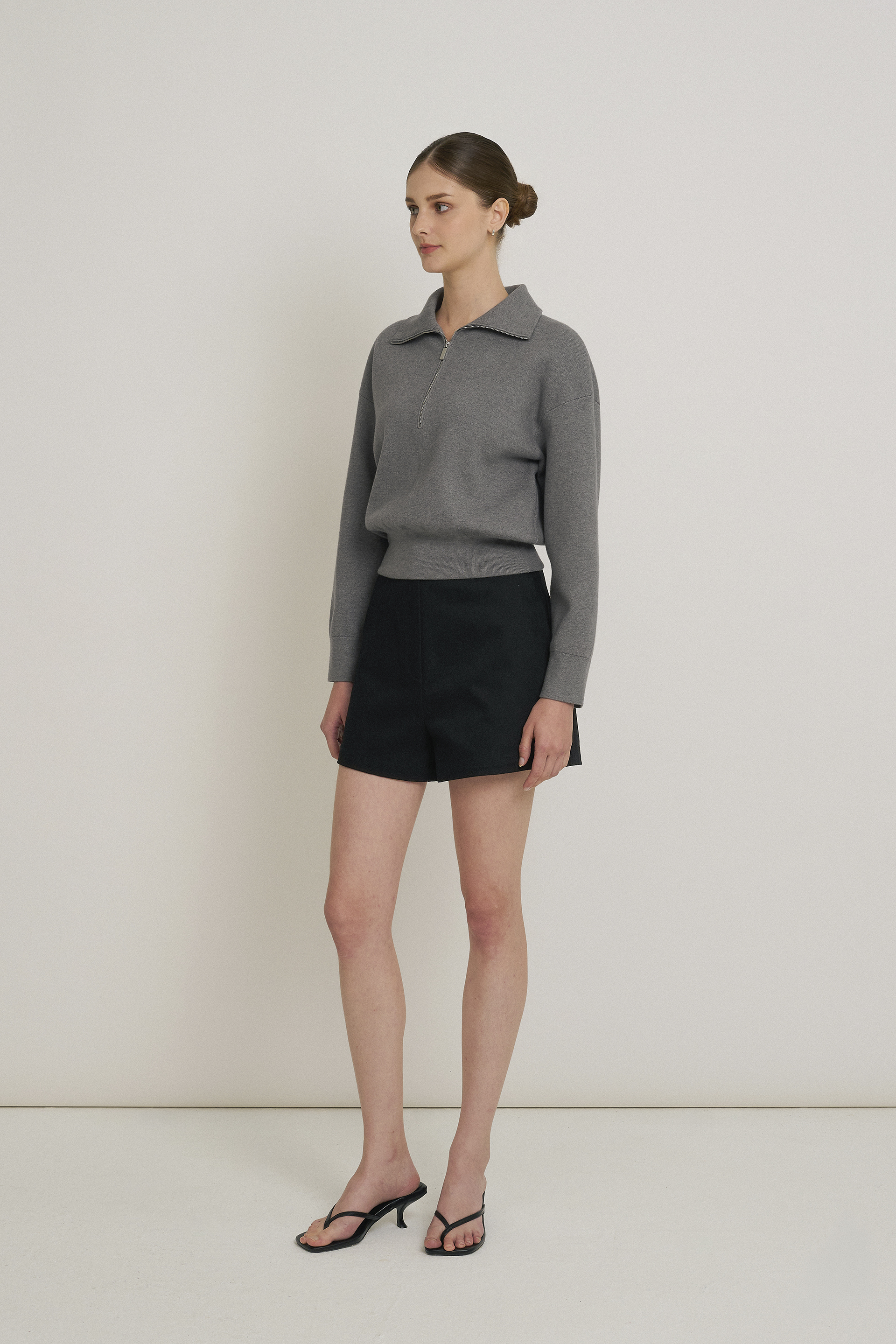 Half-Zip Knit Jumper