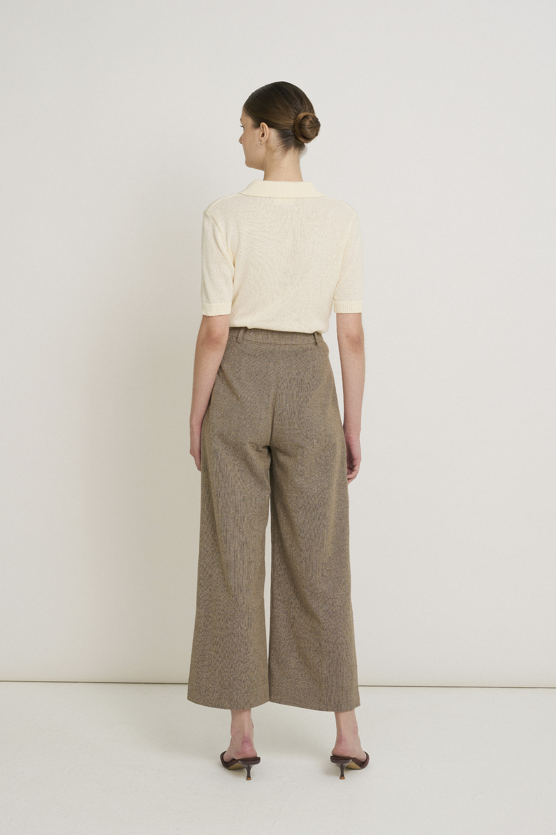 Boxy Knit Polo Top