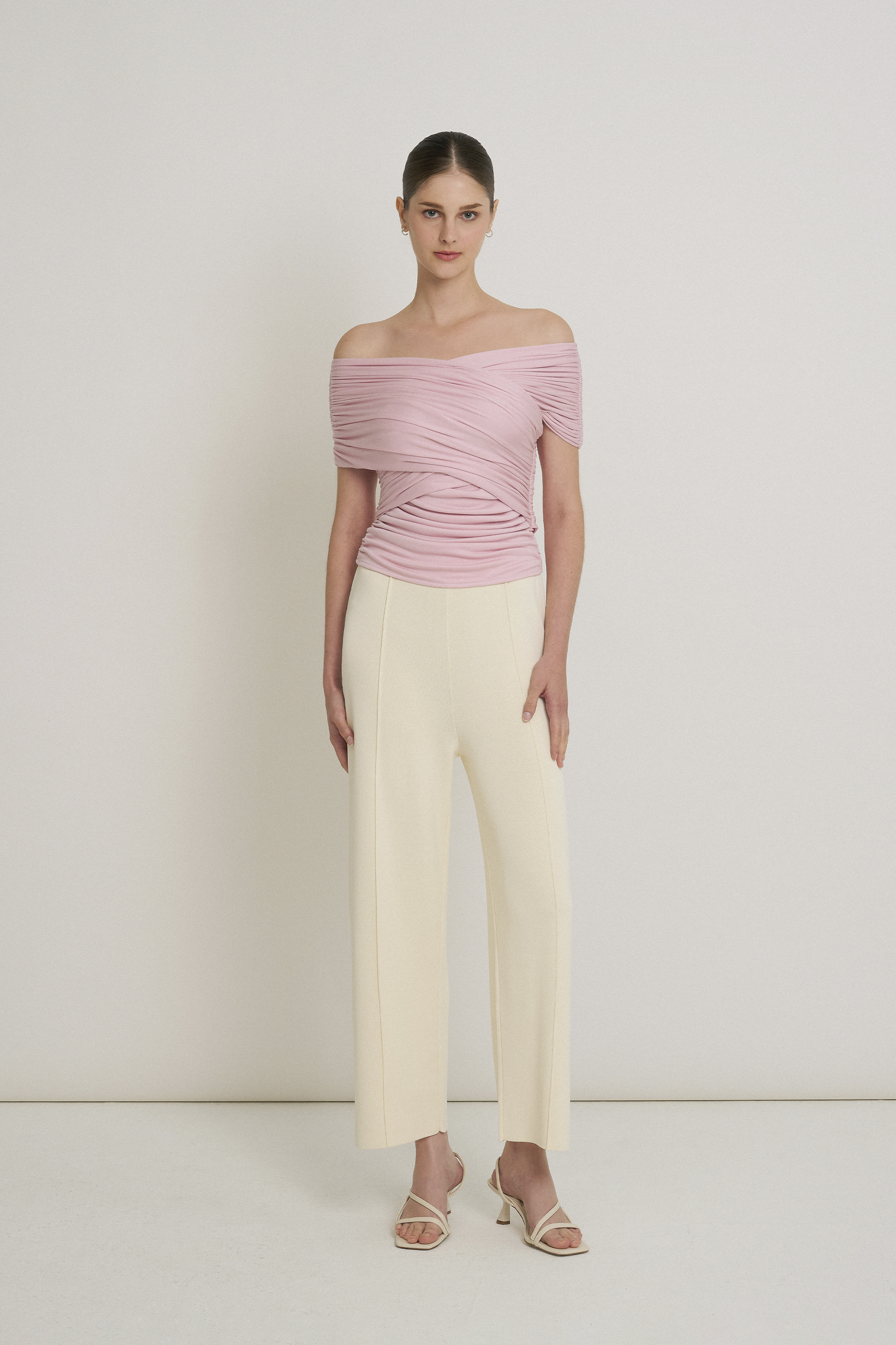 Multiway Ruched Knit Top
