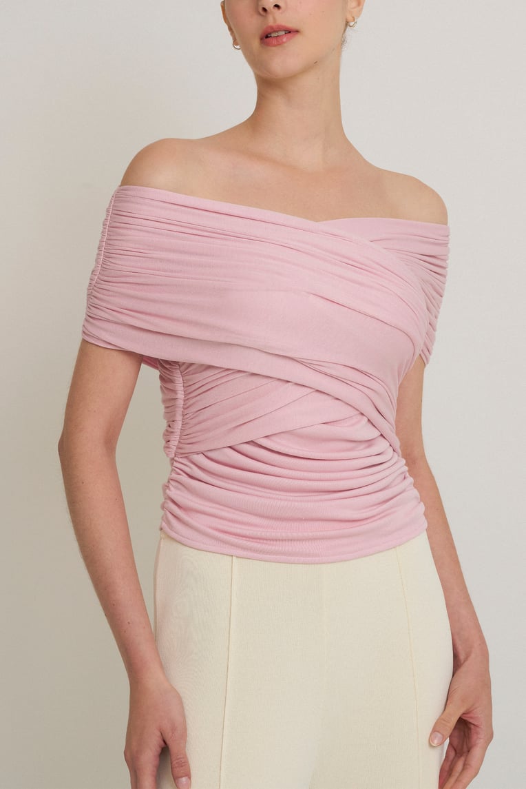 Multiway Ruched Knit Top