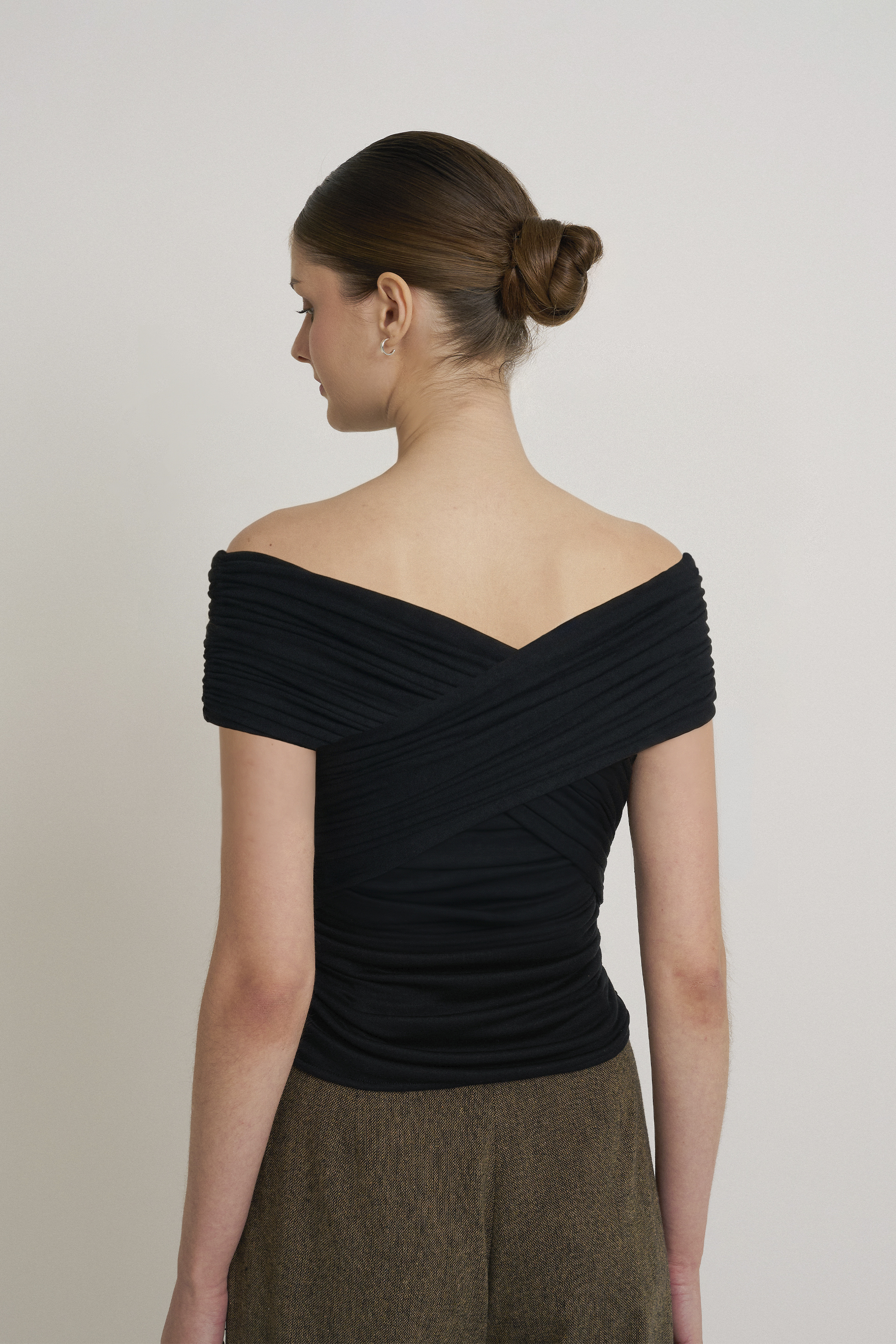 Multiway Ruched Knit Top