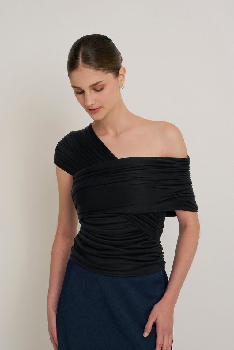Multiway Ruched Knit Top