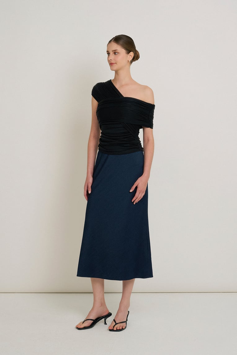 Multiway Ruched Knit Top