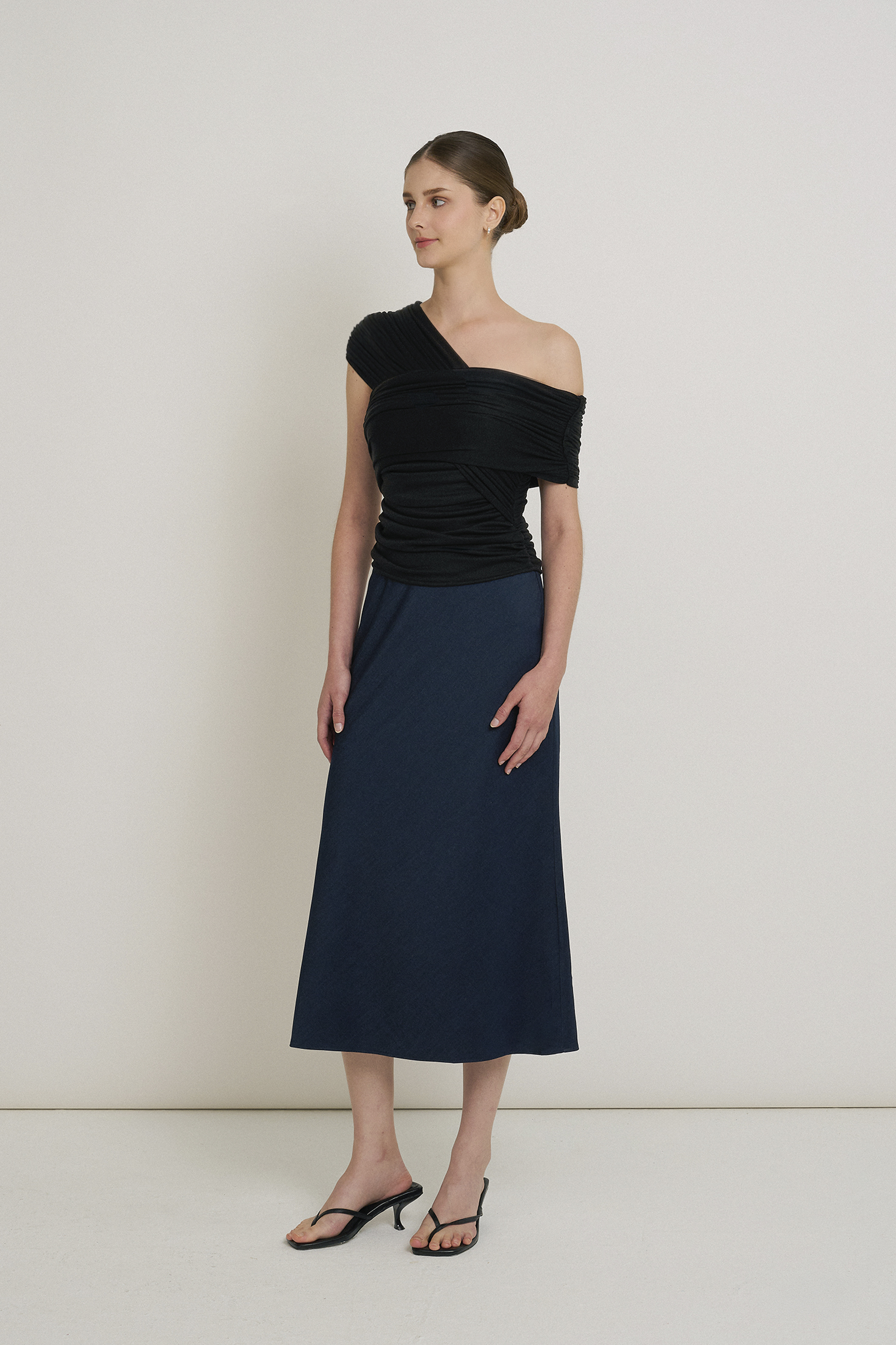 Multiway Ruched Knit Top