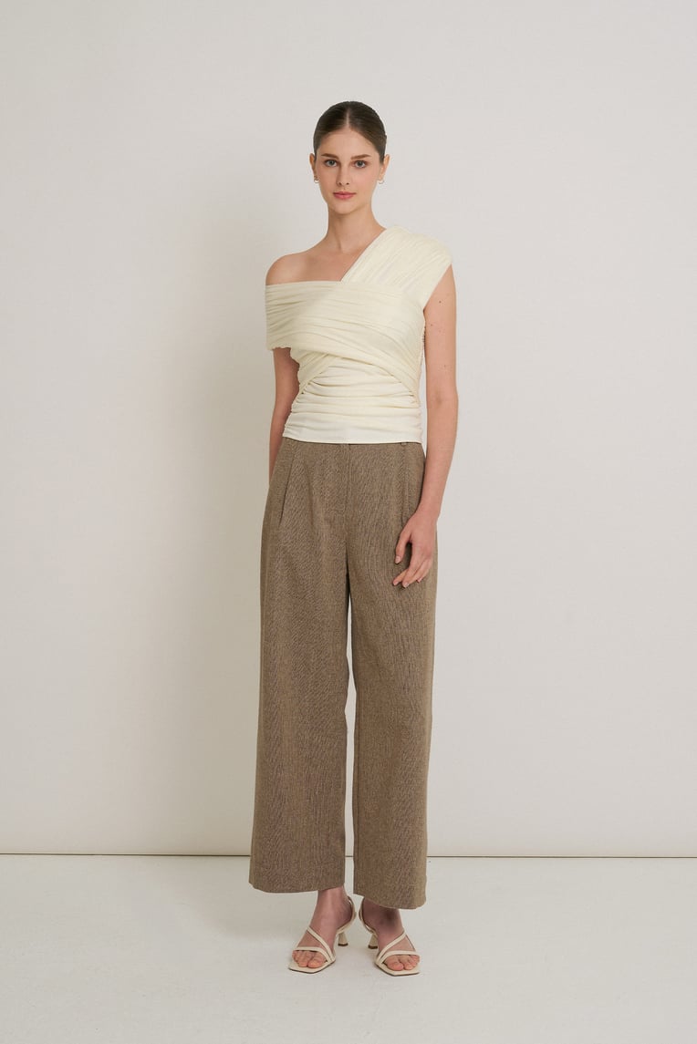 Multiway Ruched Knit Top