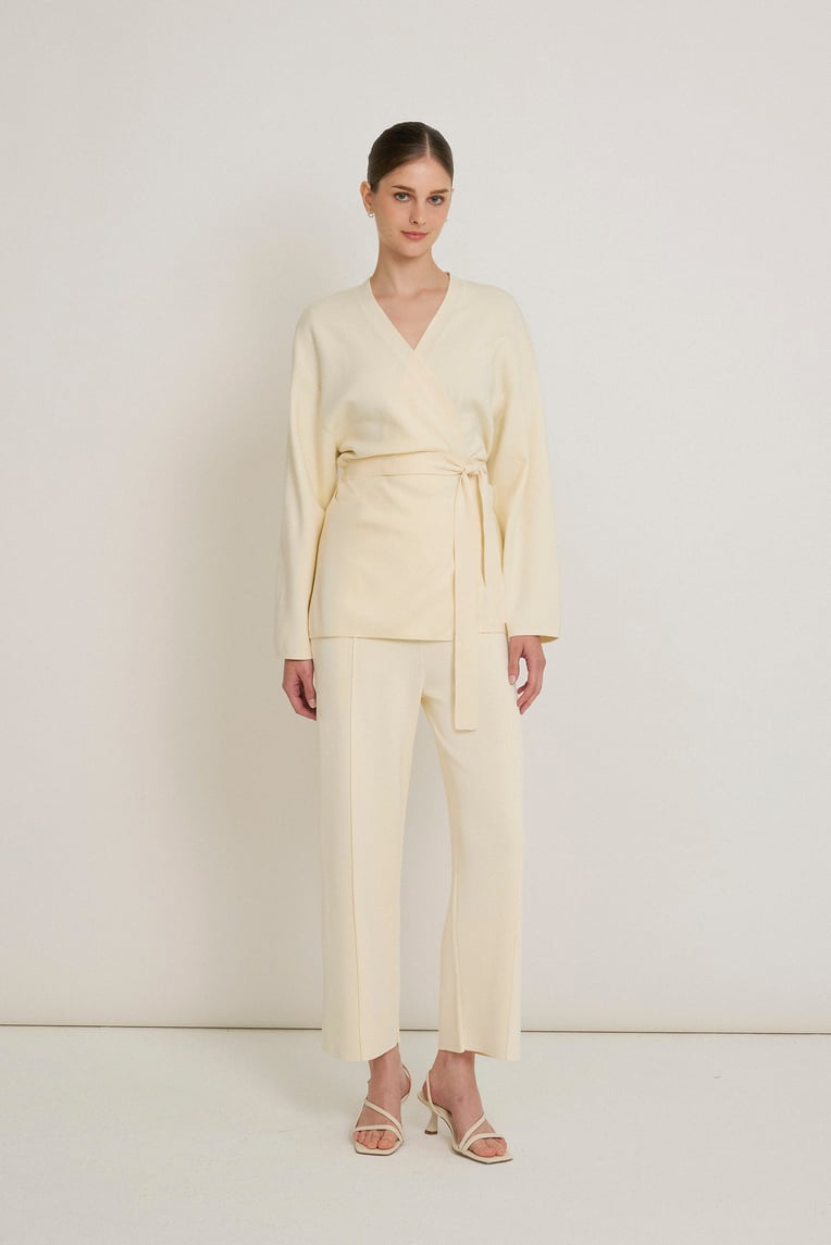 Belted Knit Cardigan