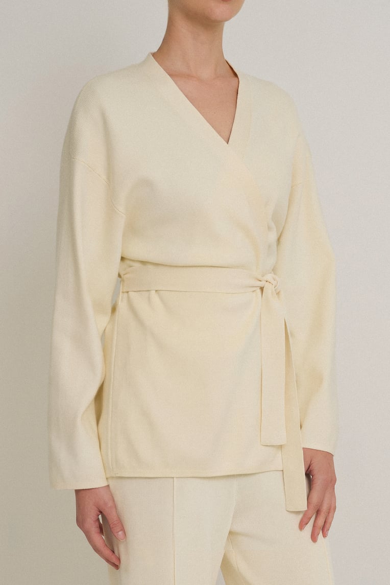 Belted Knit Cardigan