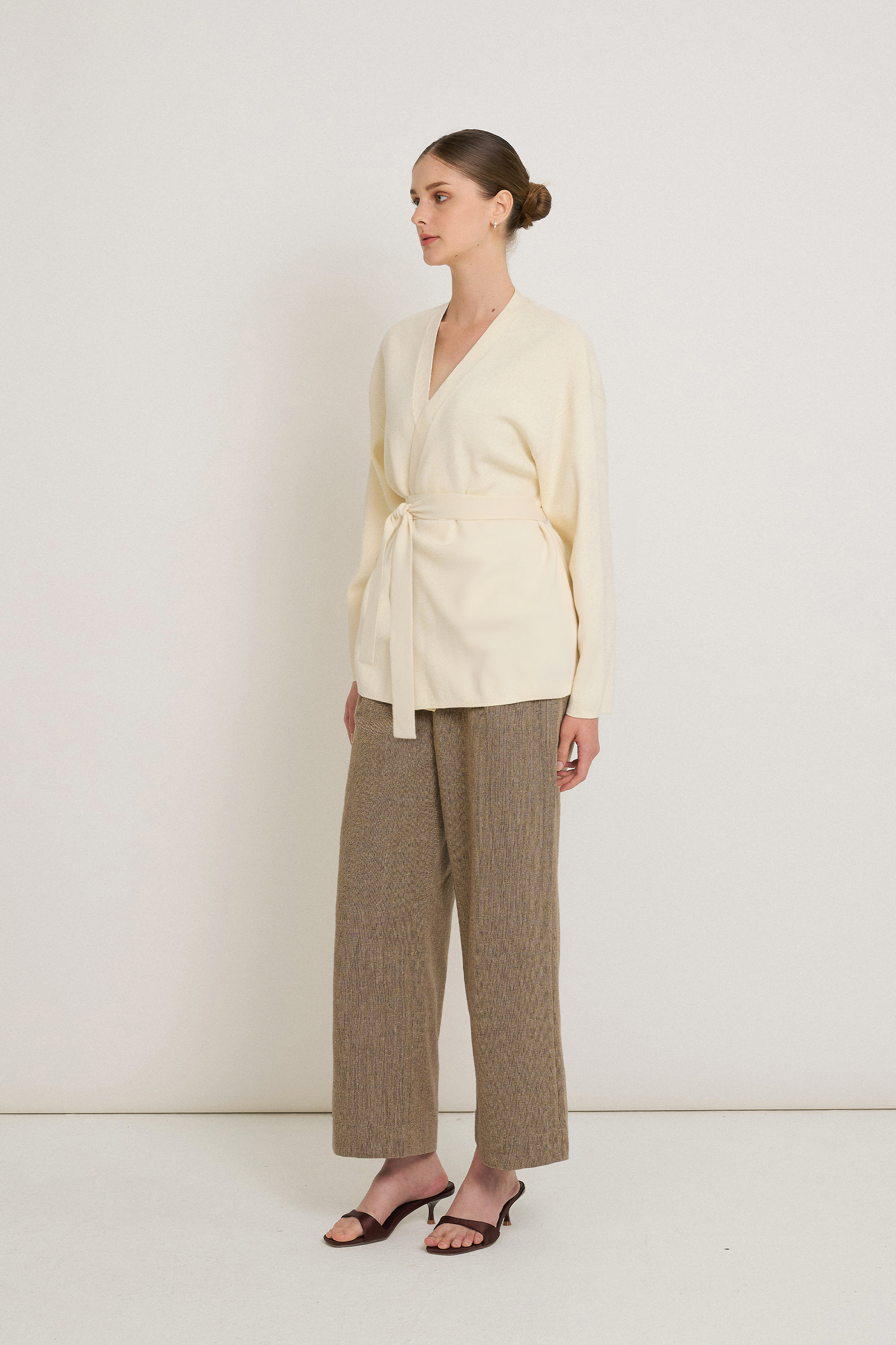 Belted Knit Cardigan