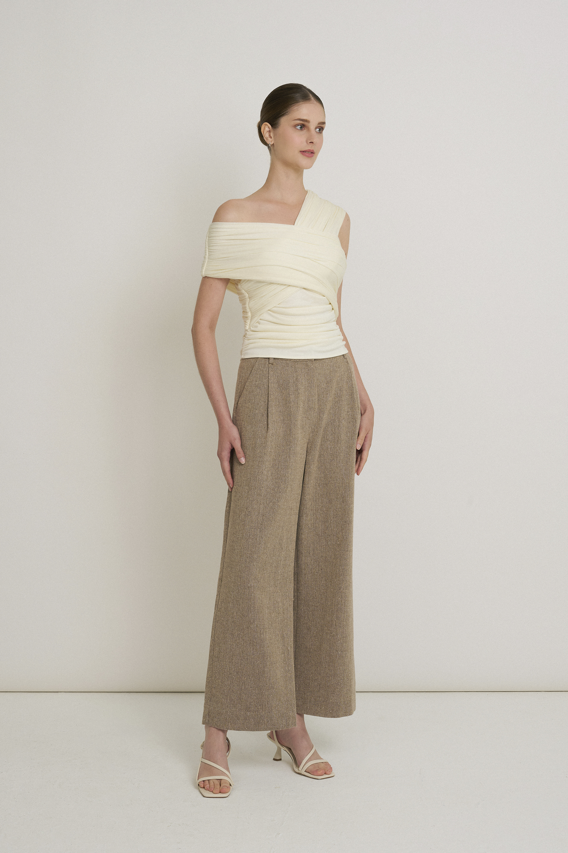 Tweed Full-Length Trousers
