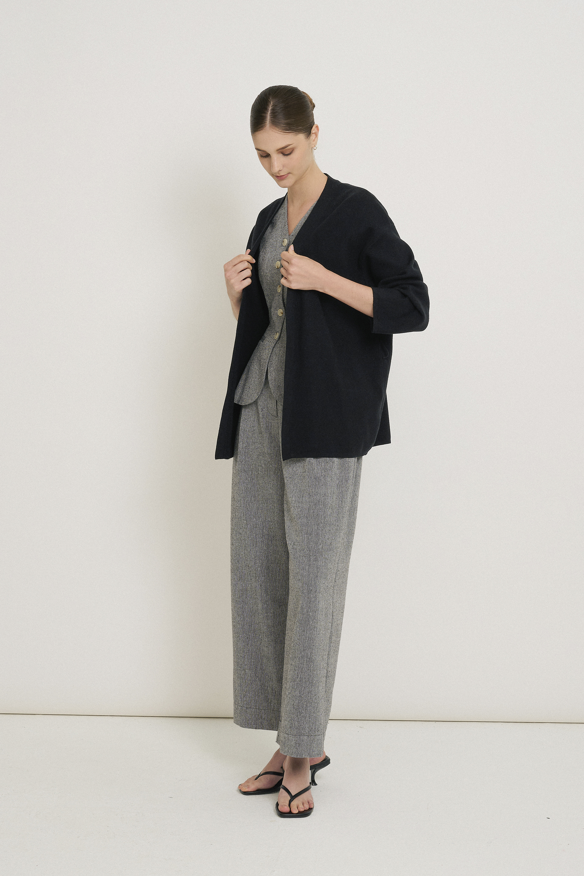Belted Knit Cardigan