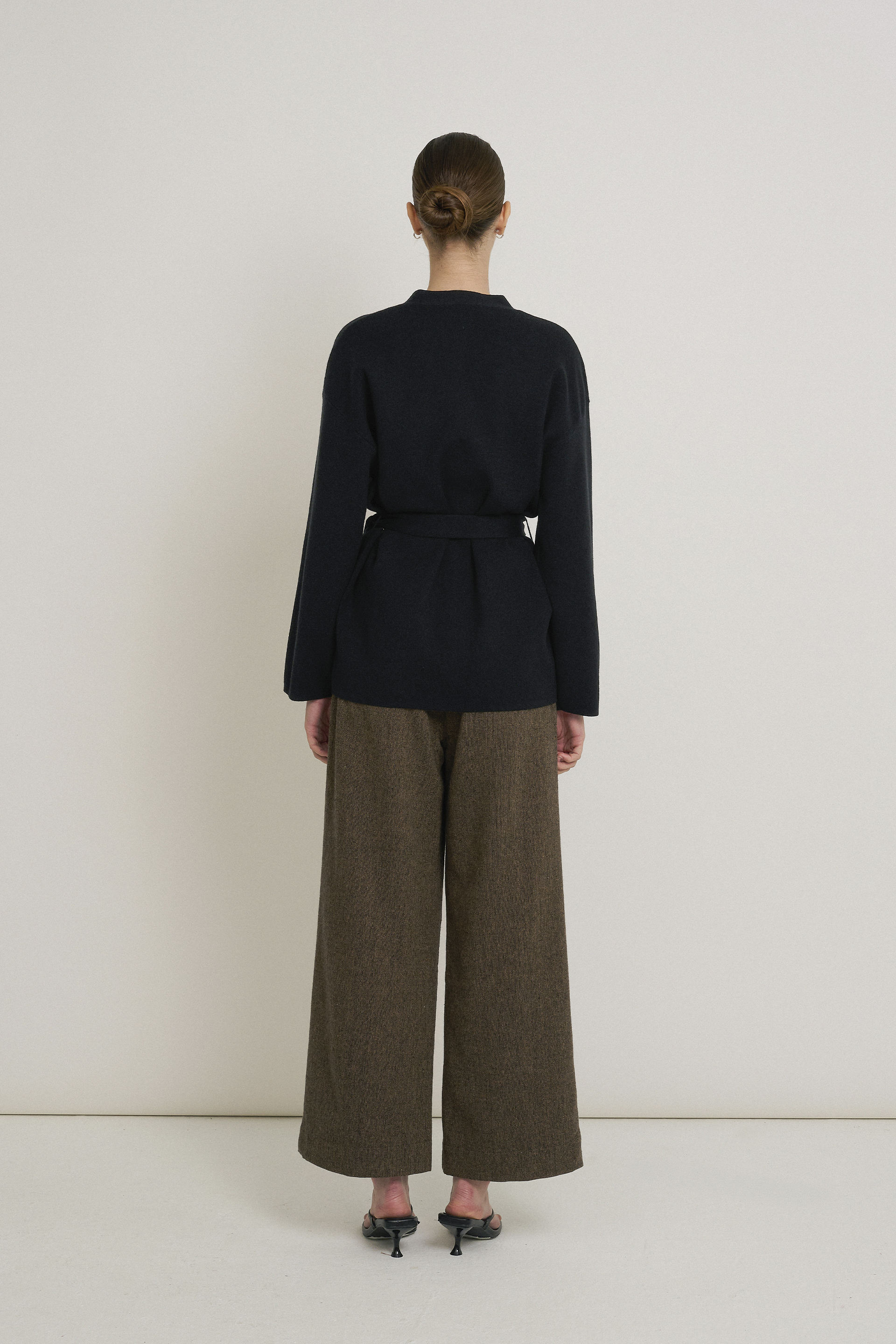Belted Knit Cardigan