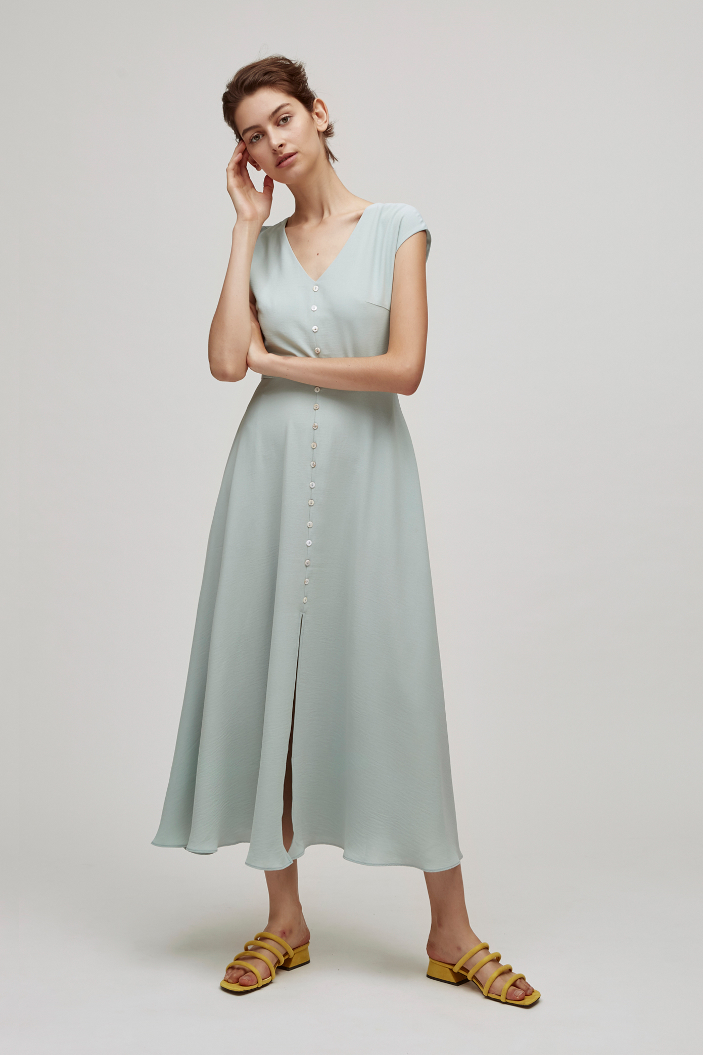 Button-Down Maxi Dress