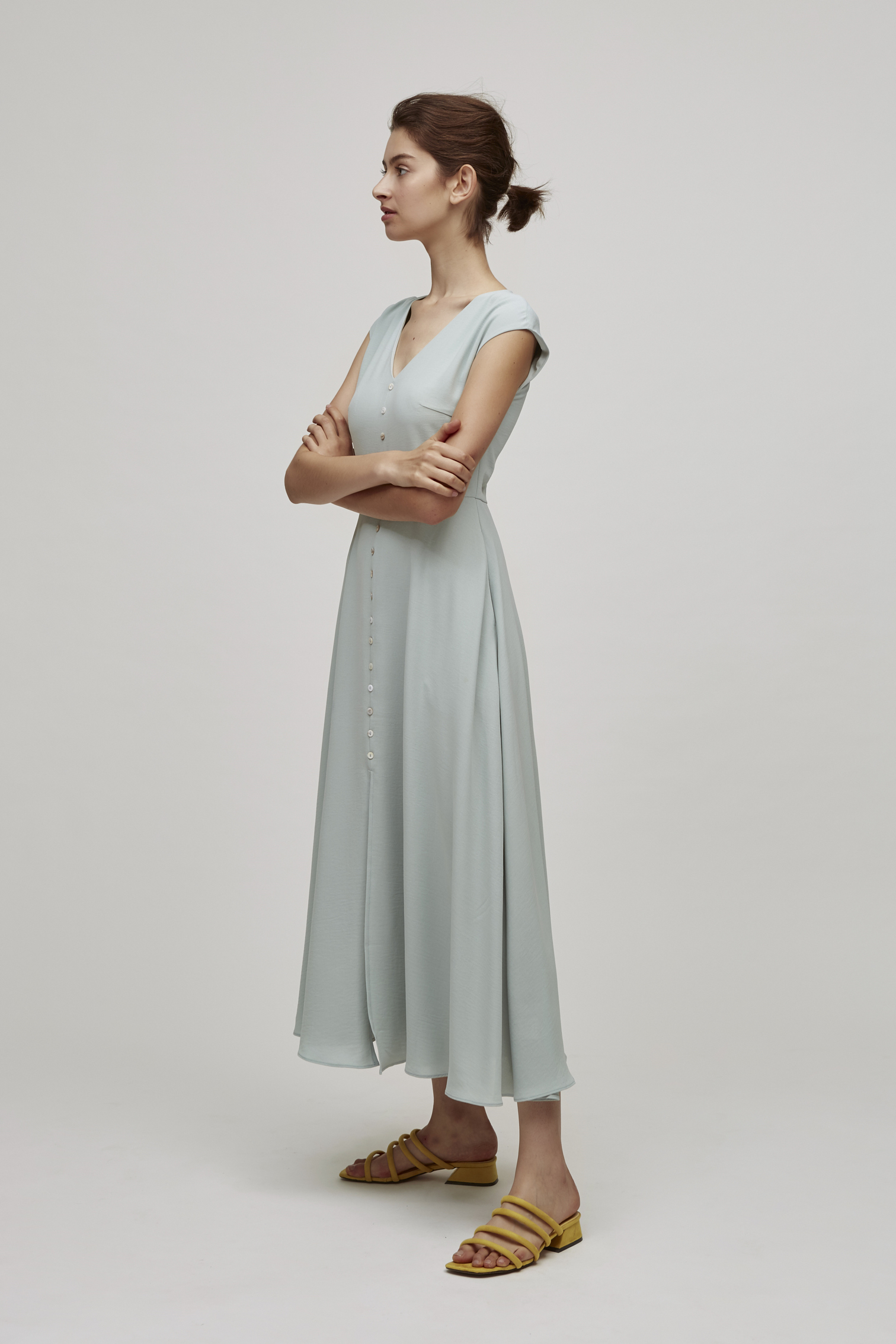 Button-Down Maxi Dress