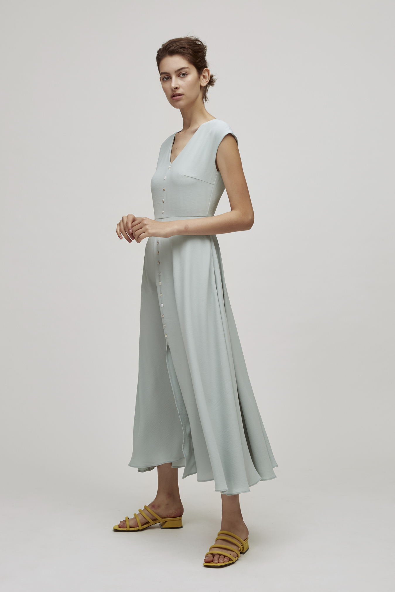Button-Down Maxi Dress