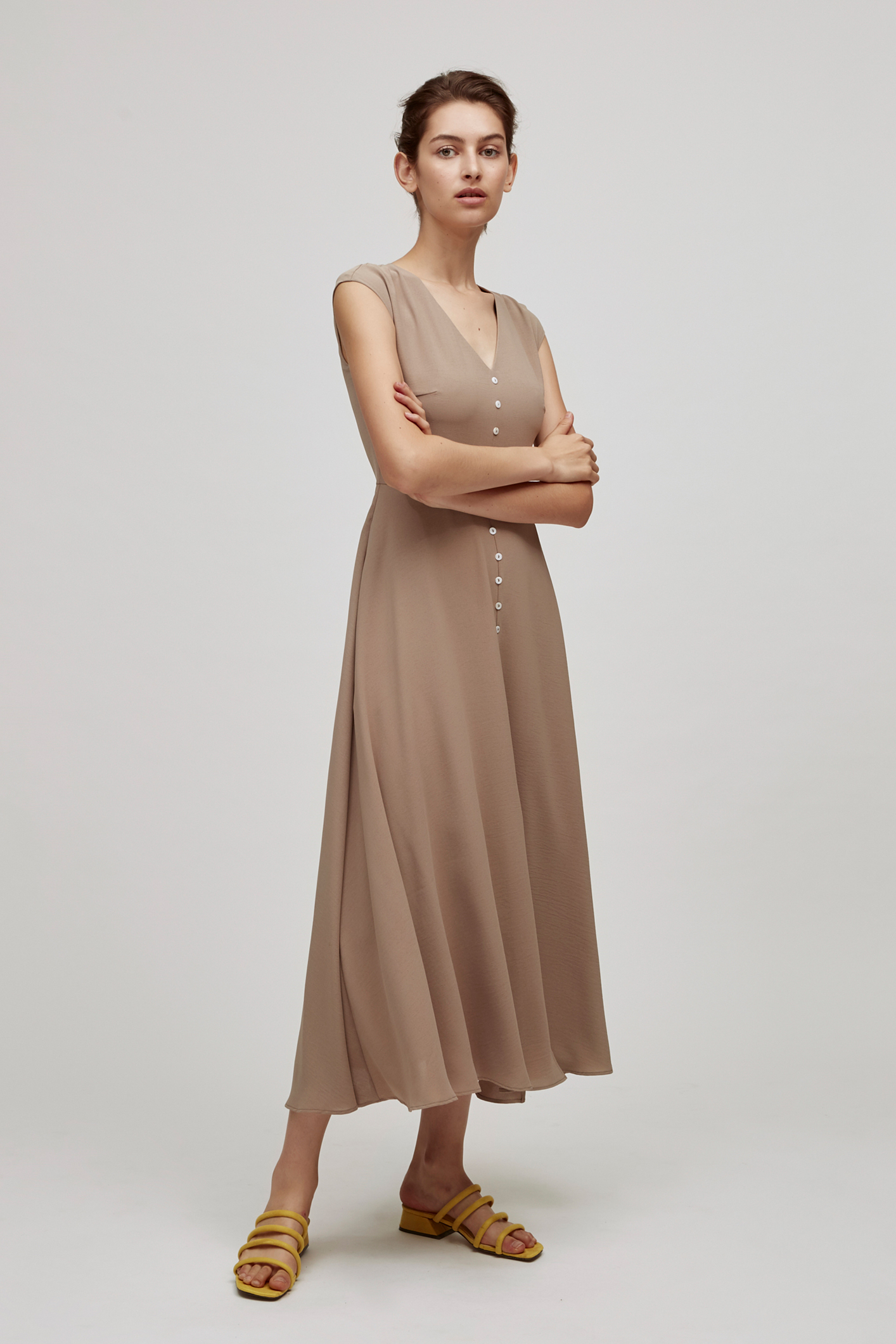 Button-Down Maxi Dress