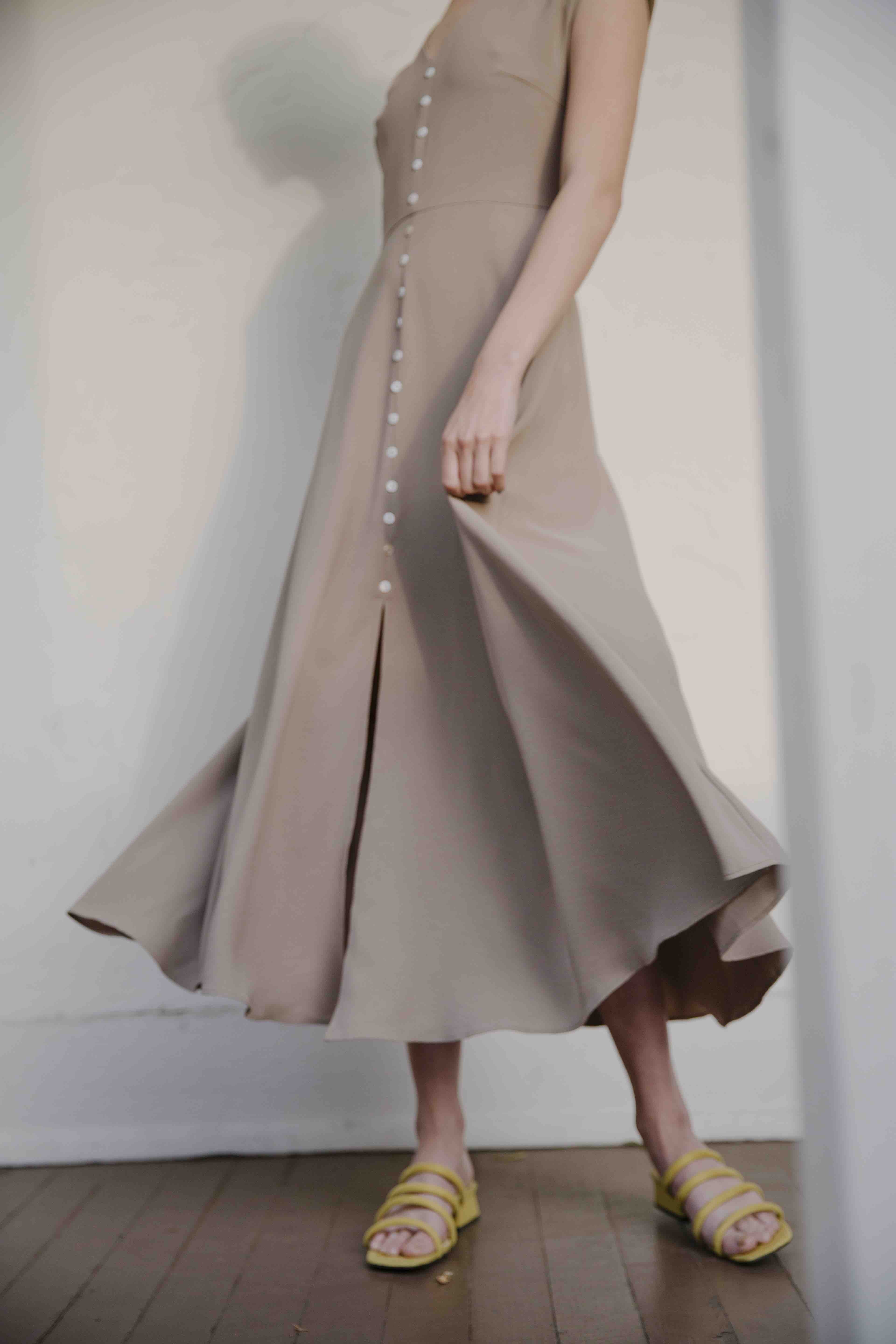 Button-Down Maxi Dress