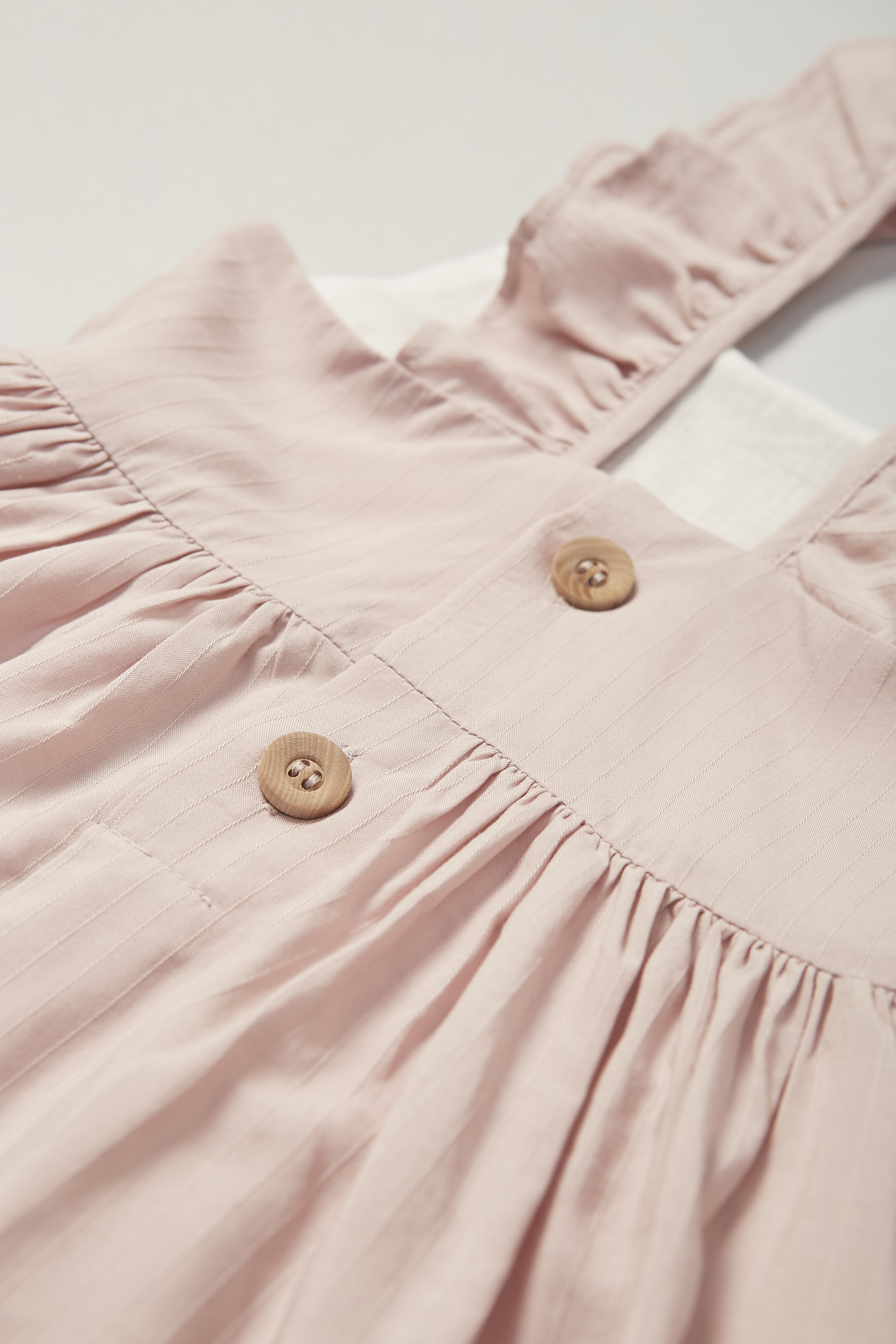 V-Back Ruffle Dress